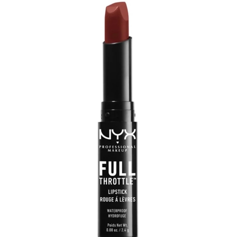 NYX Full Throttle Lipstick-Waterproof- Con Artist